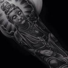 Black And White Realism Koi Tattoo 60 Inspirational Buddha Tattoo Ideas Cuded Buddha Tattoos Buddha Tattoo Design Buddha Tattoo