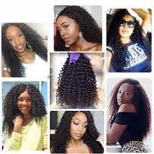 A synthetic weave is another great option and alternative to human hair weaves. Brazilian Afro Kinky Curly Weave Synthetic Hair Weave Hair Extensions Synthetic Wigs Buy At A Low Prices On Joom E Commerce Platform