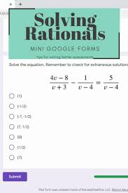 Assessing Rationals In Algebra 2 Solving Equations Kennedyfamfive Solving Equations Solving Equations