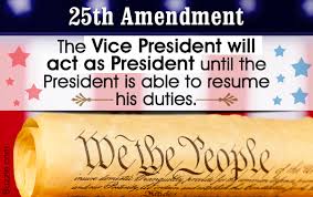 In some departments legislation appears to name not just the secretary but deputies and even undersecretaries as 'principal. A Brief Explanation Of The 25th Amendment To The U S Constitution Historyplex