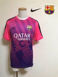 $75 new nike fcb fc barcelona soccer jersey youth small rakuten atomic pink. Fcb Pink Jersey Online
