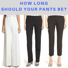 How Long To Hem Your Pants A Well Styled Life Skinny Leg Dress Pants How To Hem Pants Work Pants Women
