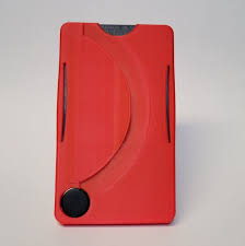 3D Printed Minimalist Card Wallet With Money Clip