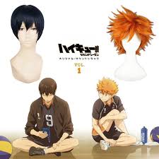 Check spelling or type a new query. Anime Haikyuu Zu Die Top Tobio Kageyama Cosplay Perucke Kurze Schwarze Perucke Hinata Shouyouyou Gelb Haar Volleyball Stern Orange Perucke Anime Costumes Aliexpress