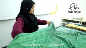 Jadi la jugak 1st baju cuma senget benget sana sini. Pola Awie Manik Kurung Kedah Ngah Piah Kain Lipat Batik Dewasa Youtube