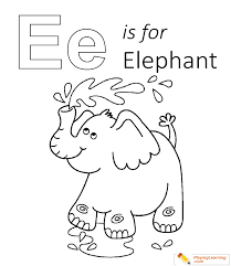 Letter e coloring pages are a fun way for kids of all ages to develop creativity, focus, motor skills and color recognition. E Is For Elephant Coloring Page Free E Is For Elephant Coloring Page