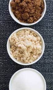 After manufacturers grind juice from sugar cane, the juice is boiled until it forms a syrup and. Granulated Light Brown Dark Brown Sugar What S The Difference