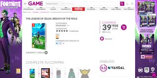 Busca en el corte inglés con una fotografía en lugar de texto. Juego Switch The Legend Of Zelda Por 39 95 En El Corte Ingles