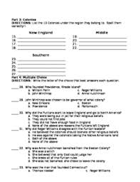 Rd.com knowledge facts you might think that this is a trick science trivia question. 13 Colonies Test Worksheets Teaching Resources Tpt