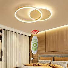 Decken Lampe Led Dimmbar Mit Fernbedienung Gross Wohnzimmerlampe Modern Deckenleuchte Lichtfarbe Helligkeit Einstellbar Sc Wohnzimmerlampe Led Dimmbar Led Lampe