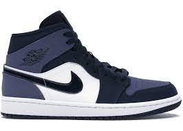 Buy jordan 1 obsidian and obsidian 1s shirts match sneakers. Jordan 1 Mid Obsidian Sanded Purple 554724 445