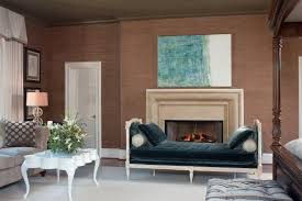Check spelling or type a new query. Cozy Master Bedroom With Velvet Daybed Fireplace And Grass Cloth Walls Hgtv