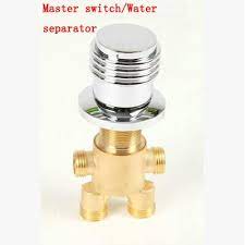 3 Types Round Head Bathroom Bathtub Water Separator Master Switch 4 Interface Brass Shower Room Mixing Valve F Copper Bathtubs Faucet Accessories Shower Valve