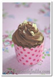 Cupcakes Au Chocolat Et Ganache Montee Au Chocolat Au Lait