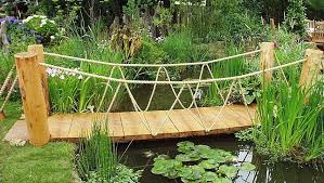 Small Garden Bridge Idea Decoist Garden Bridge Design Garden Bridge Backyard Bridges
