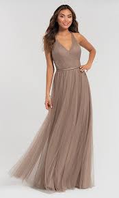 A Line Long Tulle Bridesmaid Dress By Kleinfeld Limited Availability Tulle Bridesmaid Dress Dresses Bridesmaid Dresses