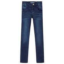Name it Polly Denim Trilla 3001 Long Pants Blue | Kidinn