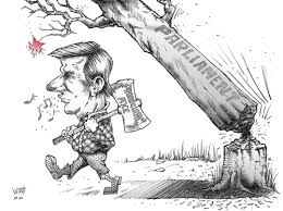 We can't come to an agreement about how to fix your car, mr. Dictator Democracy Von Wyattsworld Politik Cartoon Toonpool