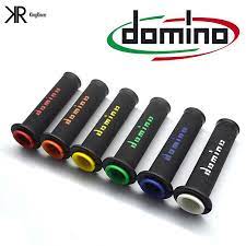 Domino Universale Handle Bar 7 8 Moto Manopole In Gomma Moto Gp Manubrio Manopole 6 Colori Handlebar Grip Motorcycle Accessories Motogp