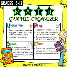 Ups Check Math Graphic Organizer For Solving Word Problems Solving Word Problems Math Graphic Organizers Graphic Organizers