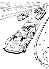 Race car is one of the most popular themes about the coloring for boys. Cars Racing Coloring Page Free Printable Coloring Pages For Kids