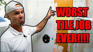 But according to the washington post, those very first versions in the new york city subway were actually made of white glass. Worst Tile Job I Ve Seen Can We Save It Youtube