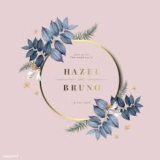 Address the card with their names so it feels unique to them. Download Premium Vector Of Floral Wedding Invitation Card Design Vector Floral Wedding Invitation Card Wedding Invitation Cards Floral Wedding Invitations