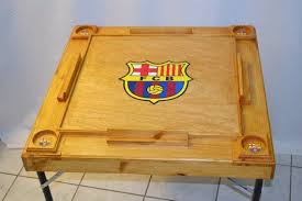 Wooden Wood Dominoes Domino Table Custom Made Barcelona Wooden Dog Bed Dog Beds For Small Dogs Domino Table