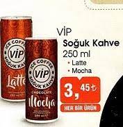 vip soguk kahve 250 ml indirimde market