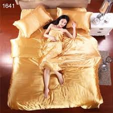 Set bed sheets satin of pure cotton polished black discount from 129,90. Virtual Store Usa Silk Quilt Black Satin Sheets Bed Linen Cotton Solid Satin Duvet Cover Set King Size Bedsheet 4pcs Of Bedding Sets