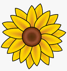 This 5 petal flower template free printable could simply be used as a coloring sheet or you could go above and beyond and turn it into a mother's day, father's day, or grandparent's day gift. Free Printable Sunflower Stencils Sunflower Clipart Png Image Transparent Png Free Download On Seekpng