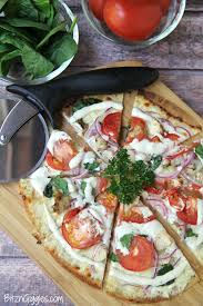 Chicken Garlic Ranch Tortilla Pizza Recipe Tortilla Pizza Recipes Pizza Recipes