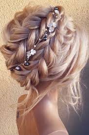 Want to steal this silver style? 39 The Most Romantic Wedding Hair Dos To Get An Elegant Look Braied Updo