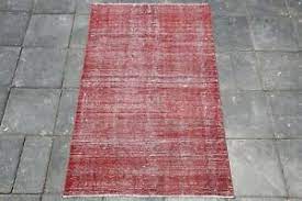 Red, kitchen area rugs : Kitchen Rug Area Rug 2 8x4 3 Ft Turkish Vintage Red Color Small 3133 Rugs Ebay