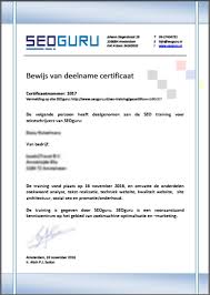Check spelling or type a new query. Seo Certificaat Houders Seoguru