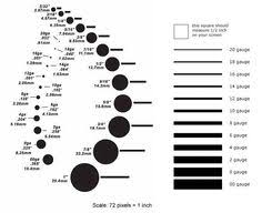 Measuring Body Jewelry Clear Nose Ring Piercings Ear