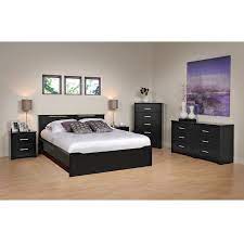 South Shore Platform Bed Headboard Collection Black Bedroom Furniture Bedroom Furniture Design Bedroom Decor Inspiration