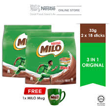 Milo 3in1 18 sticks, milo 3in1 sachet, milo 3in1 malaysia, milo 3in1 activ go. Nestle Milo 3in1 Activ Go 18 Sticks Buy 2 Free 1 Milo Mug Army Green New Pgmall