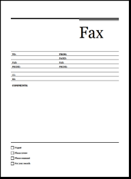 Free Fax Cover Sheet Template Download Rallypoint