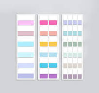 Foska Wholesale Morandi Sticky Index Tabs Self-Adhesive Repositionable File  Sticker