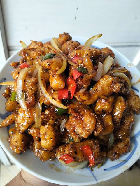 Ayam goreng lada itam