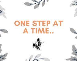 One Step At A Time Inspirational Quotes Collections Digital Art By Artsysoul81