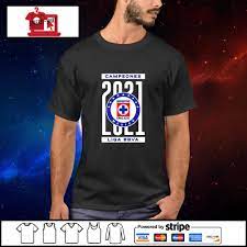Actualmente el primer lugar de la tabla general lo sigue ocupando la maquina celeste cruz azul quien acumula 33 puntos. Mexico Deportivo Cruzazul Campeones 2021 Liga Bbva Shirt Hoodie Sweater Long Sleeve And Tank Top