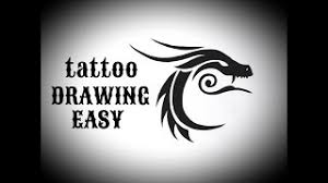 How to draw a dragon with a tattoo? How To Draw A Tribal Dragon Tattoo Easy Drawing Tribal Tattoos Designs Simple Easy For Beginners Youtube