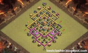 Halo clasher, kali ini saya akan membagikan 4 gambar desain base coc th 6 terbaru 2021 untuk clans wars. Base War Th 7 Anti Dragon Dengan 3 Air Defense Bestclasher