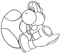 Download and print these super mario yoshi coloring pages for free. Yoshi Coloring Pages Print Dinosaur From Mario Wonder Day Coloring Pages For Children And Adults