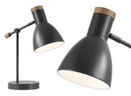 cohen nachtkast lampje diepgrijs en amerikaanse eik tafellamp vintage lampen verlichting