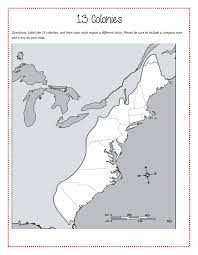 Original 13 Colonies Map For Students To Label And Color Free Please Stop By And See My Other Resources At Www T 13 Colonies Map American Colonies 13 Colonies