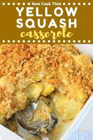 Yellow Squash Casserole Now Cook This Recipe Summer Squash Recipes Yellow Squash Casserole Squash Casserole Recipes