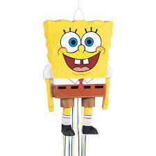 With carlos alazraqui, dee bradley baker, greg baldwin, ernest borgnine. Spongebob Squarepants Pinata Pull String Walmart Com Walmart Com